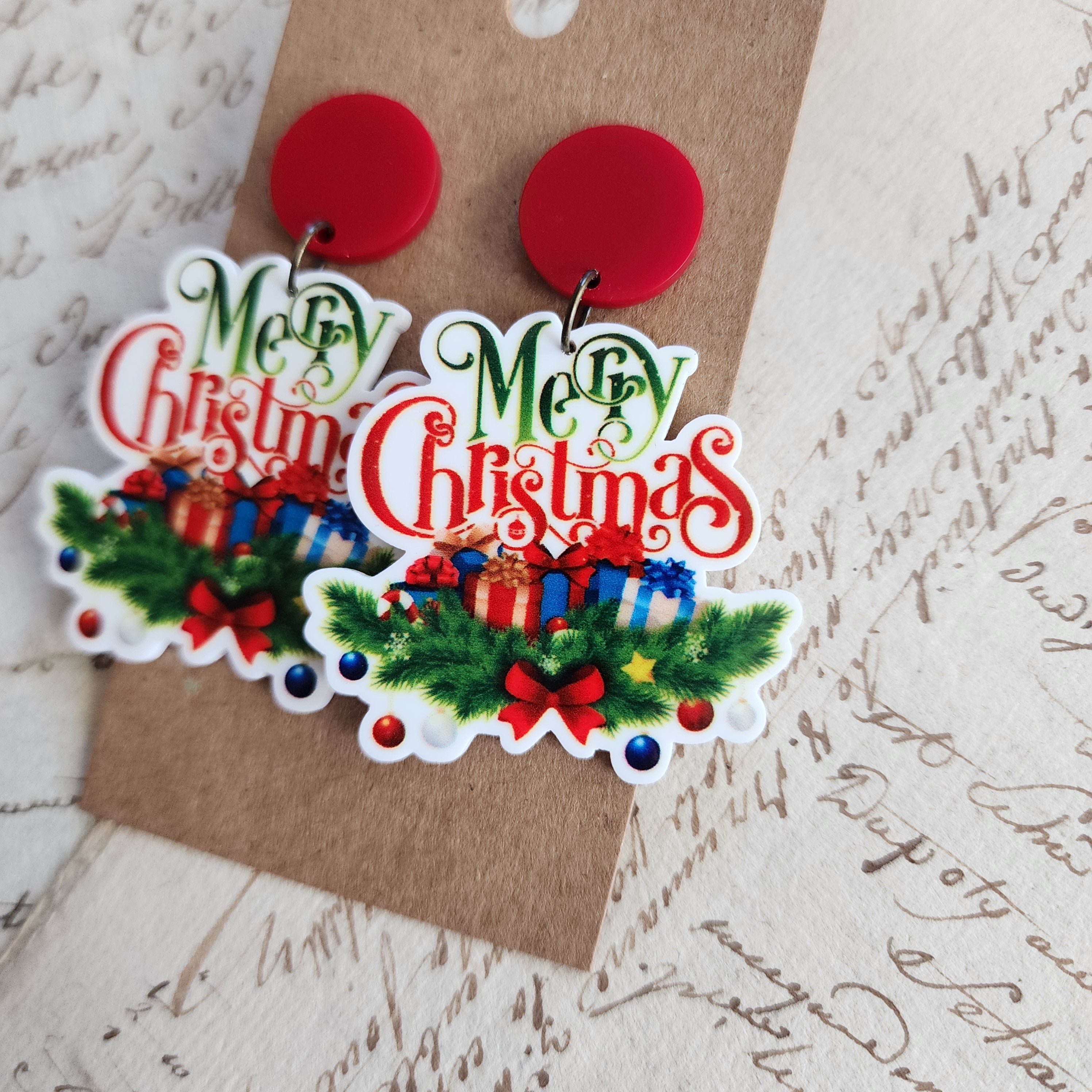 Merry Christmas Earrings