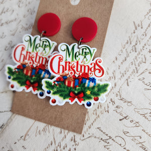 Merry Christmas Earrings