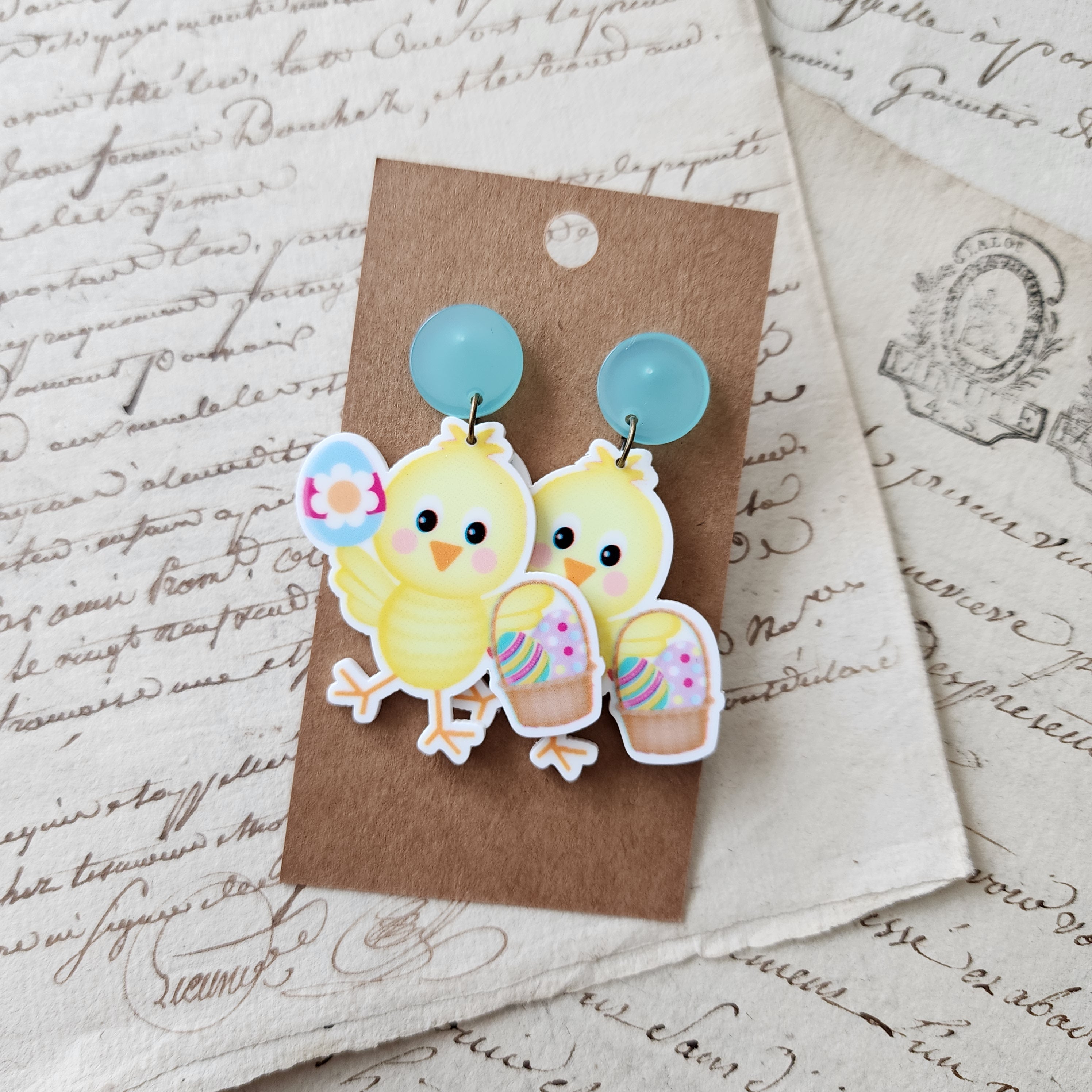 Easter Chick Earrings