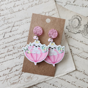 Spring Time Bunny Earrings