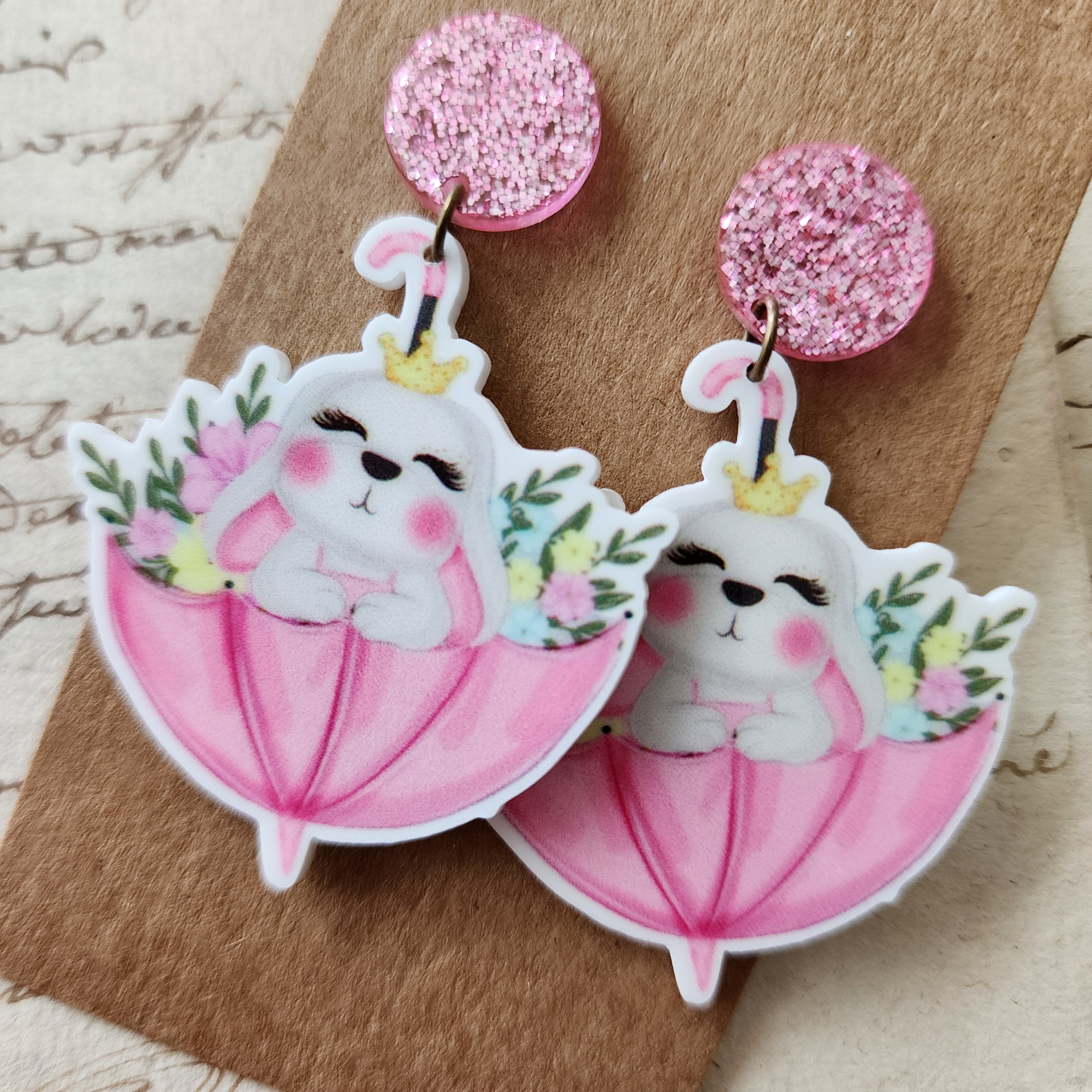 Spring Time Bunny Earrings