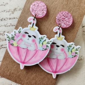Spring Time Bunny Earrings