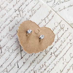 Kawaii Pumpkin Studded Earrings