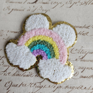 Rainbow Mouse Patch Applique