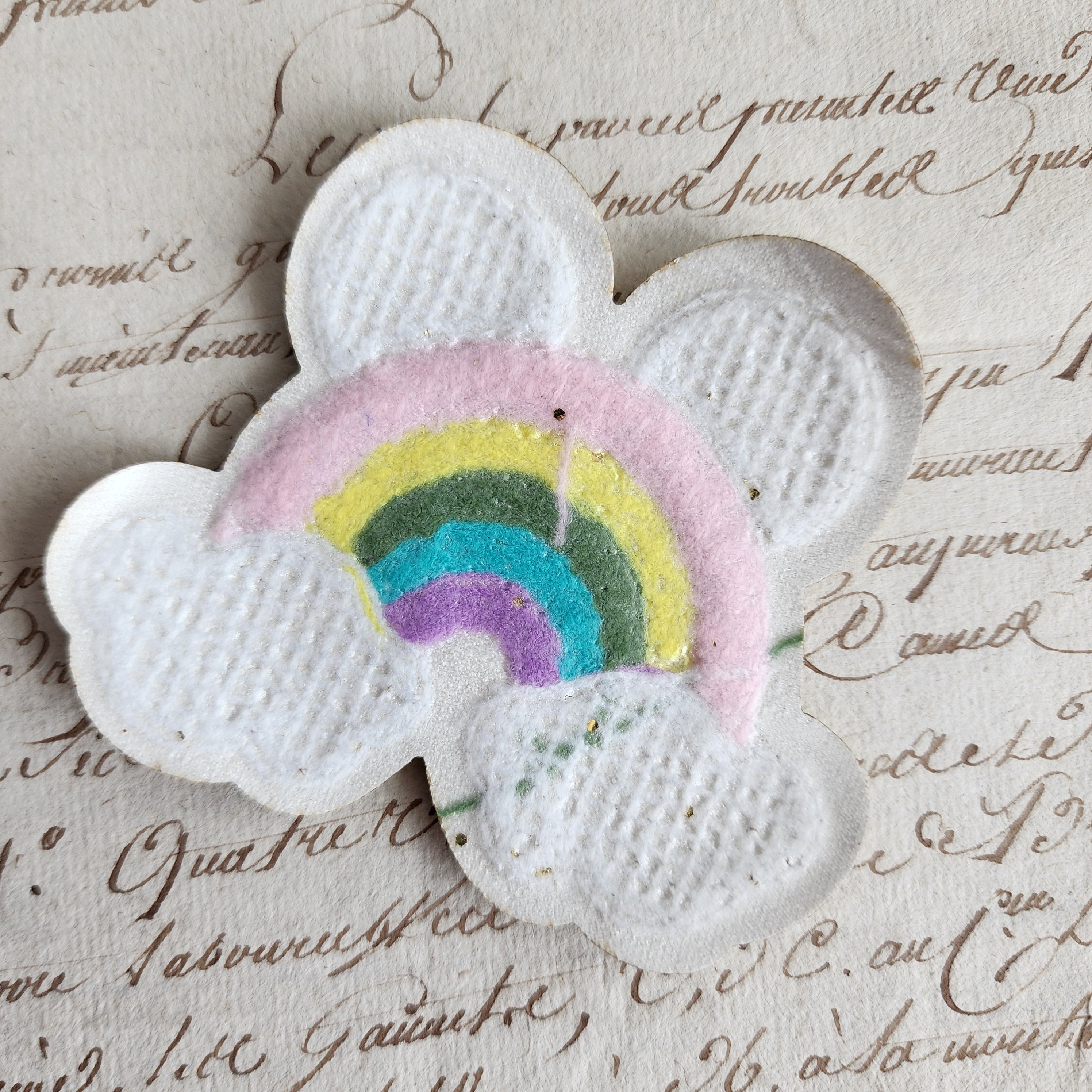 Rainbow Mouse Patch Applique