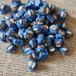 5pc Sad Donkey Resin Flatback Cabochons