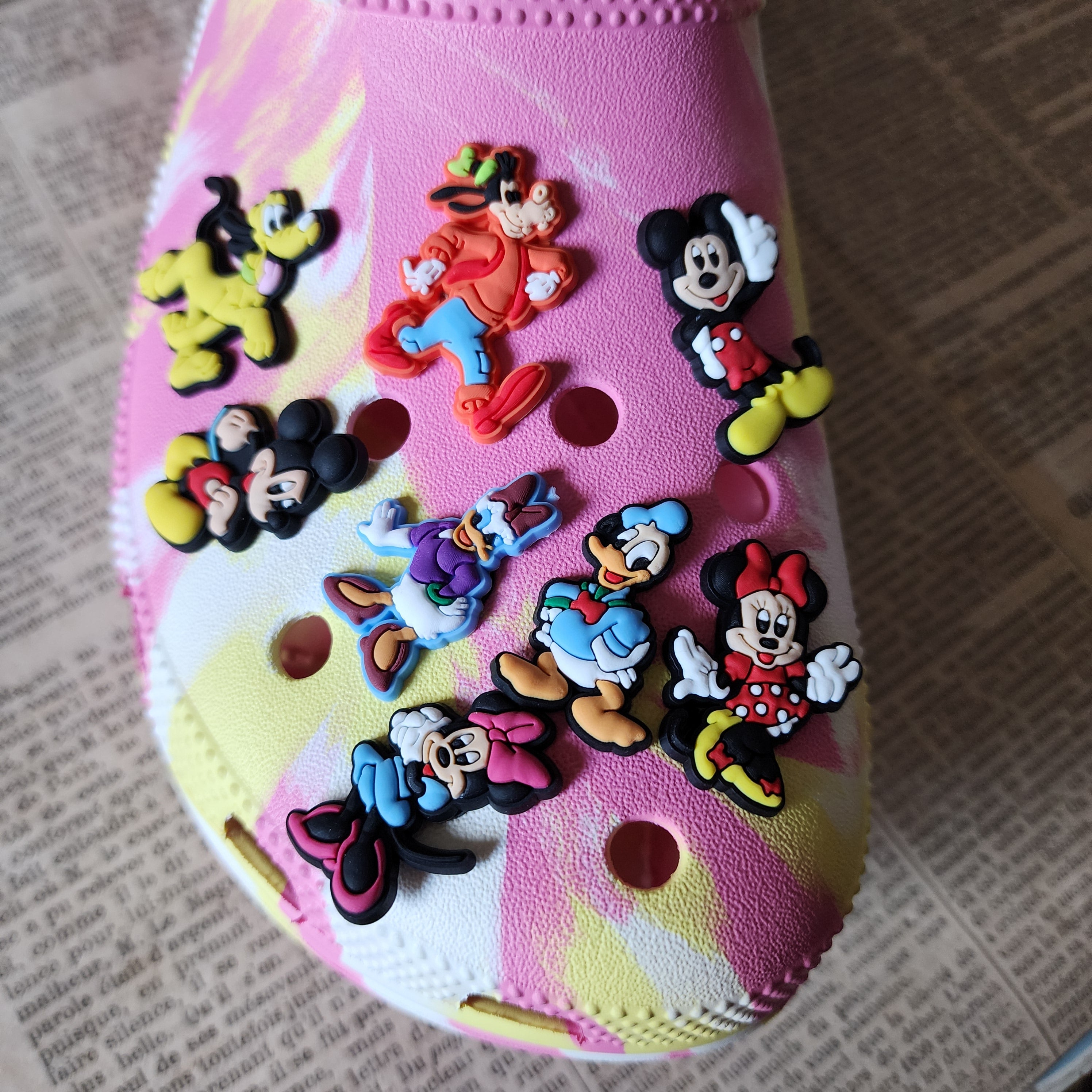 8PC Mouse and Friends Shoe Charms