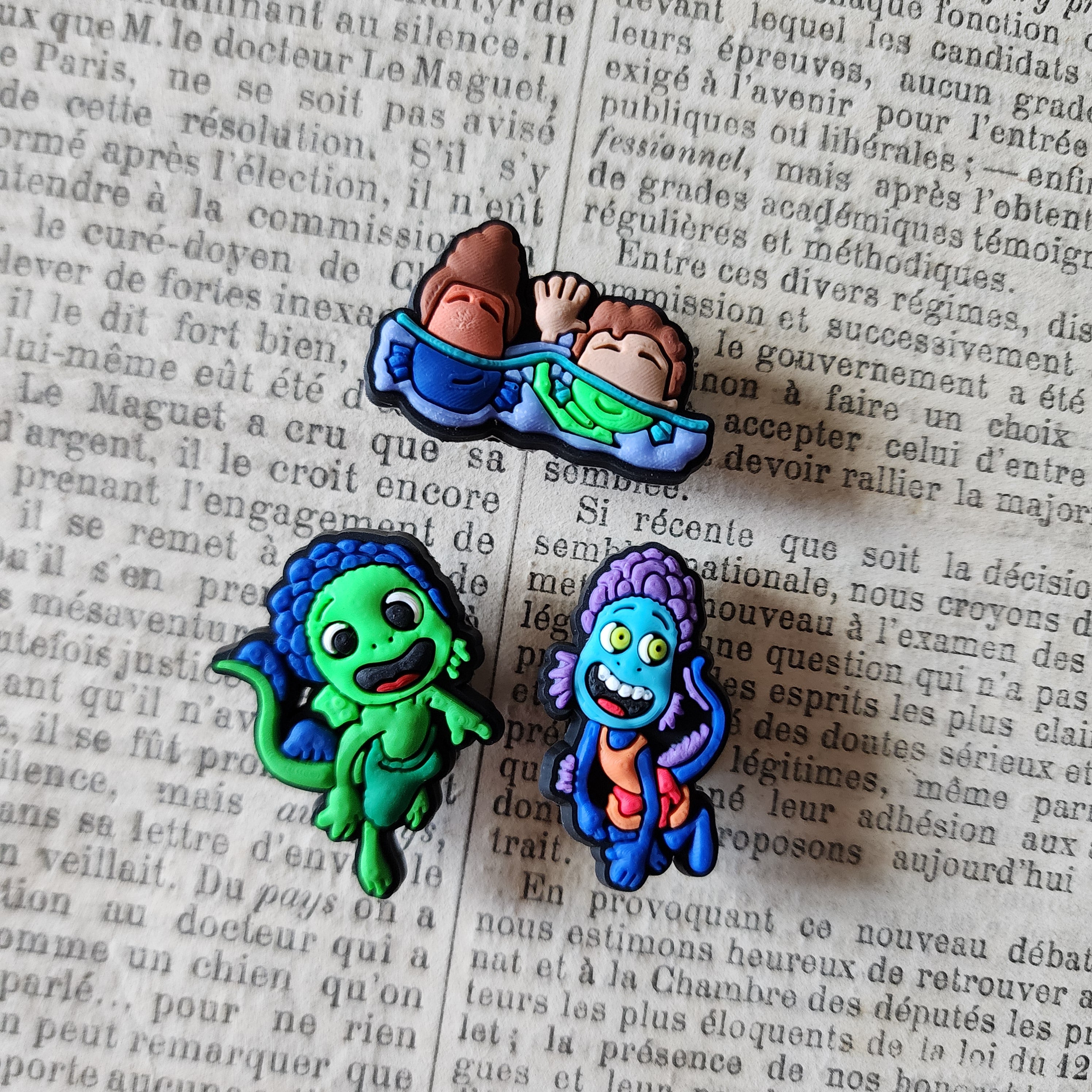 3pc Luca Shoe Charms