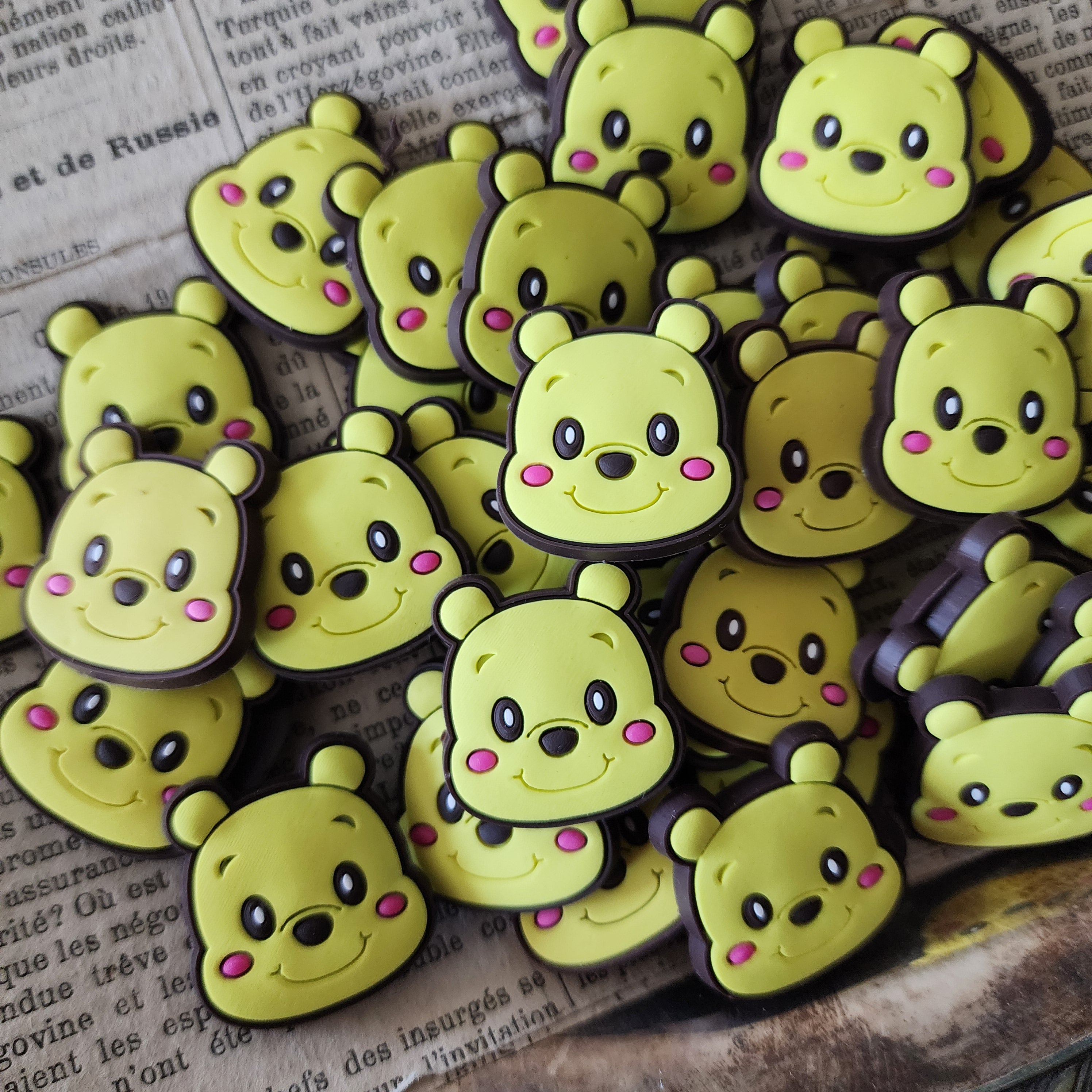 2pc Honey Bear Soft PVC Resin