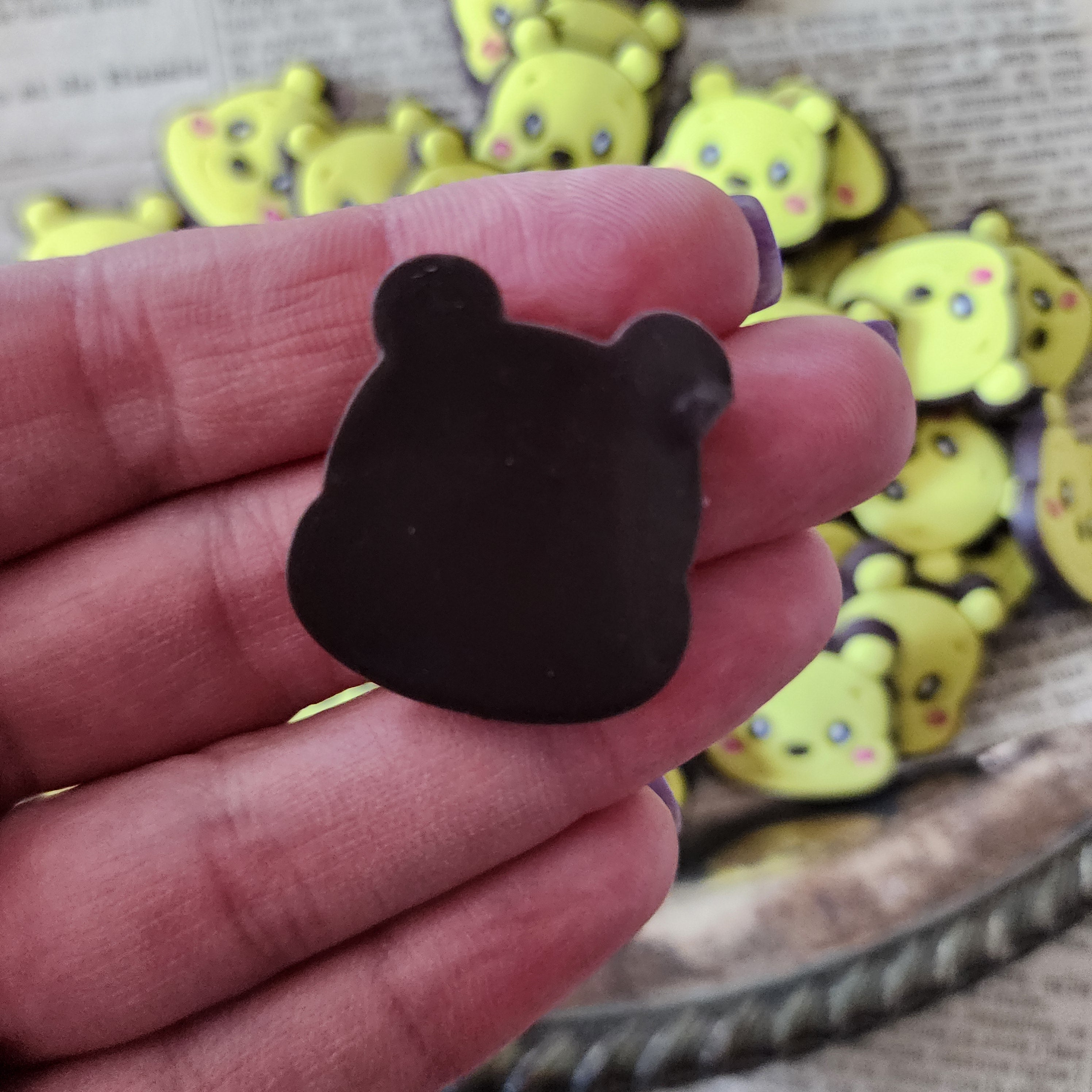 2pc Honey Bear Soft PVC Resin