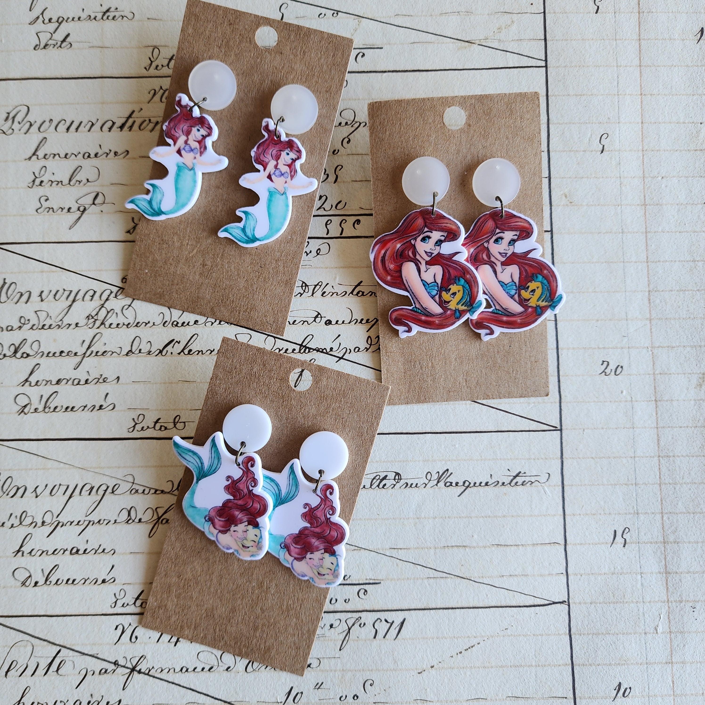 Mermaid Drop Earrings