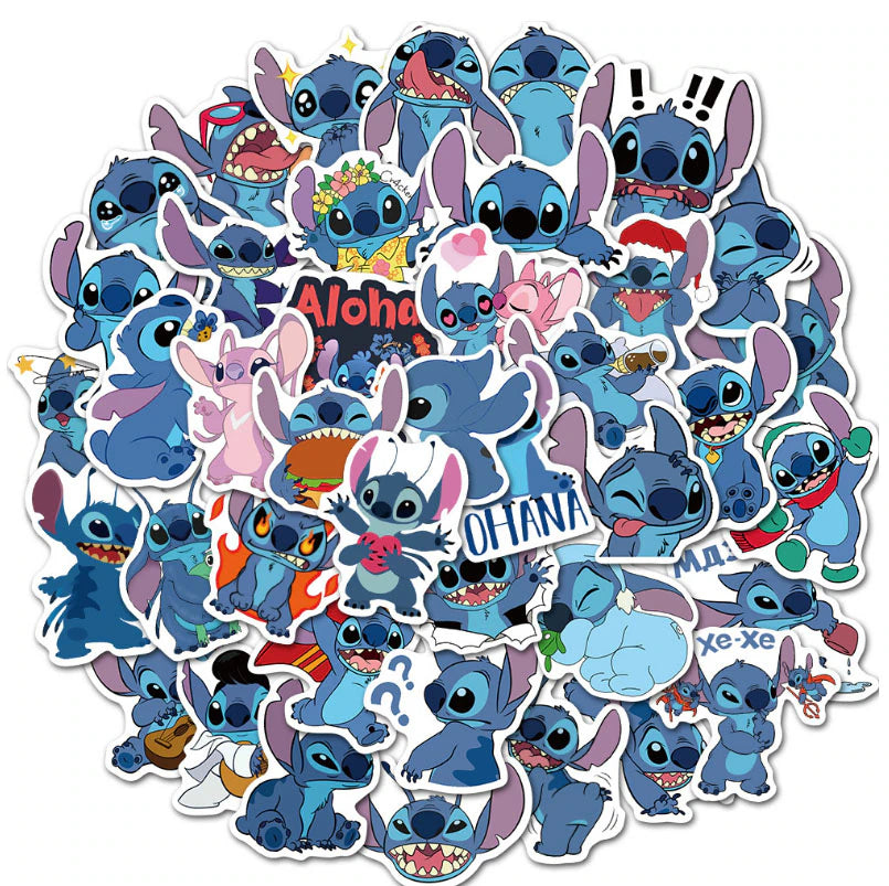 50pc Stitch Sticker Pack – kolorwondercrafts