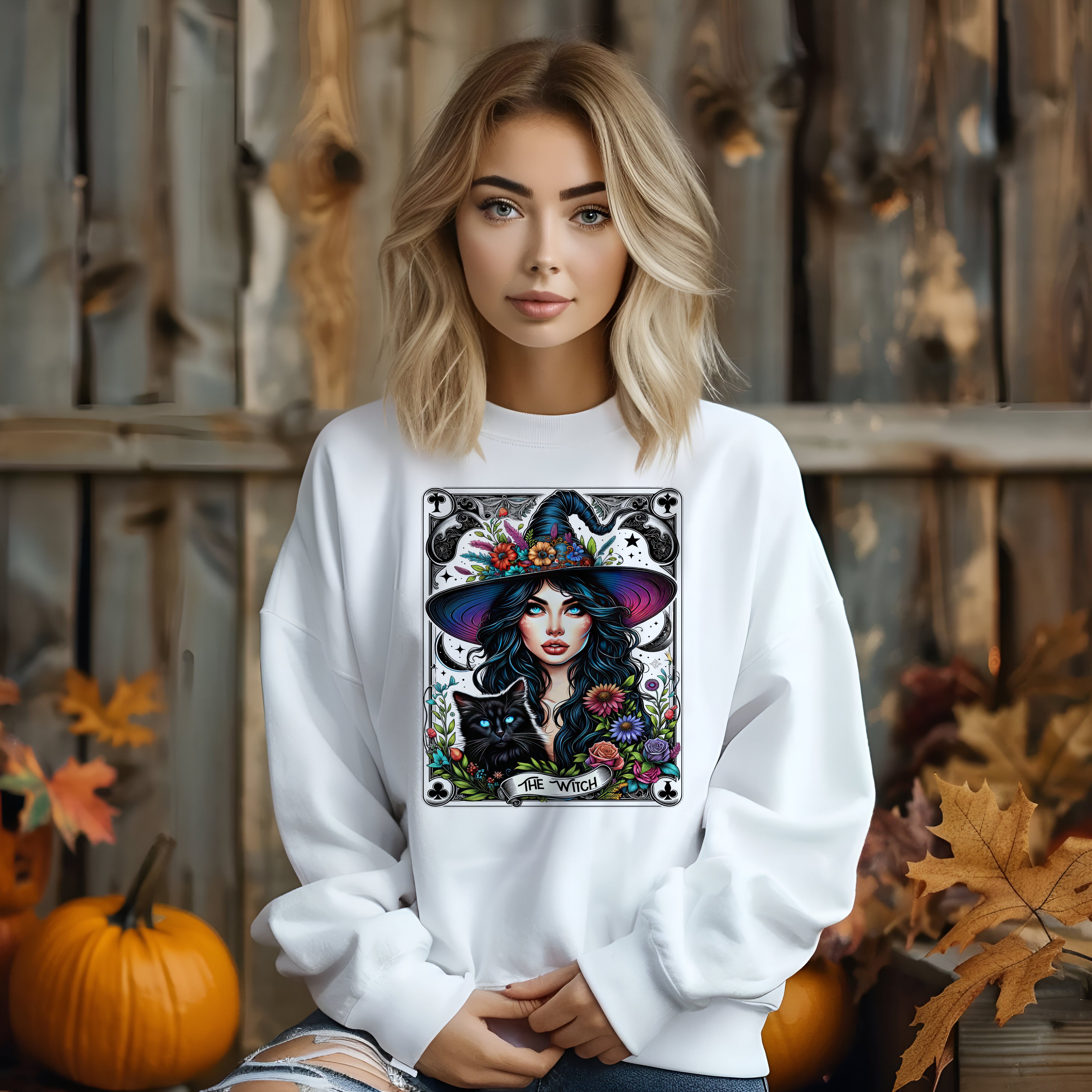 The Witch Tarot Card Sweatshirt