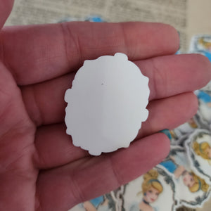 2pc Cinders Princess Planar Resin