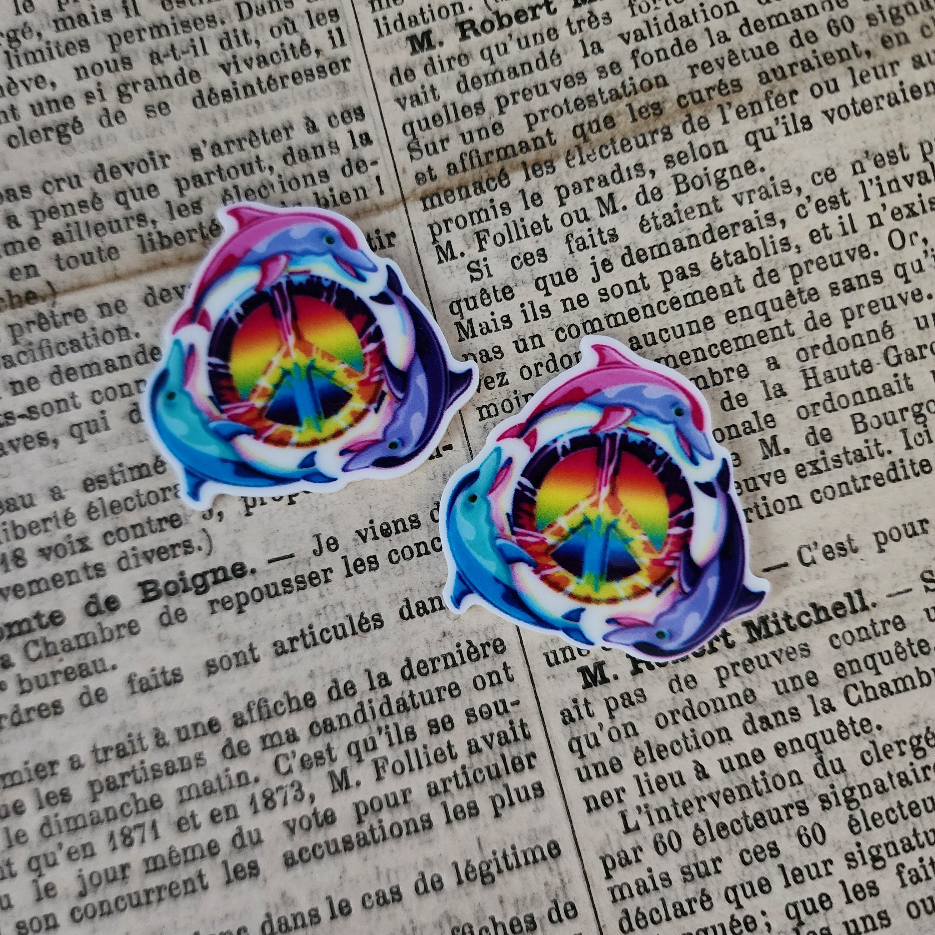 2pc 90's Pop Planar Resin