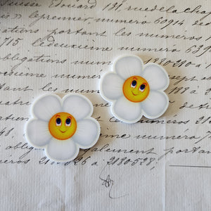 2pc Daisy Planar Resin