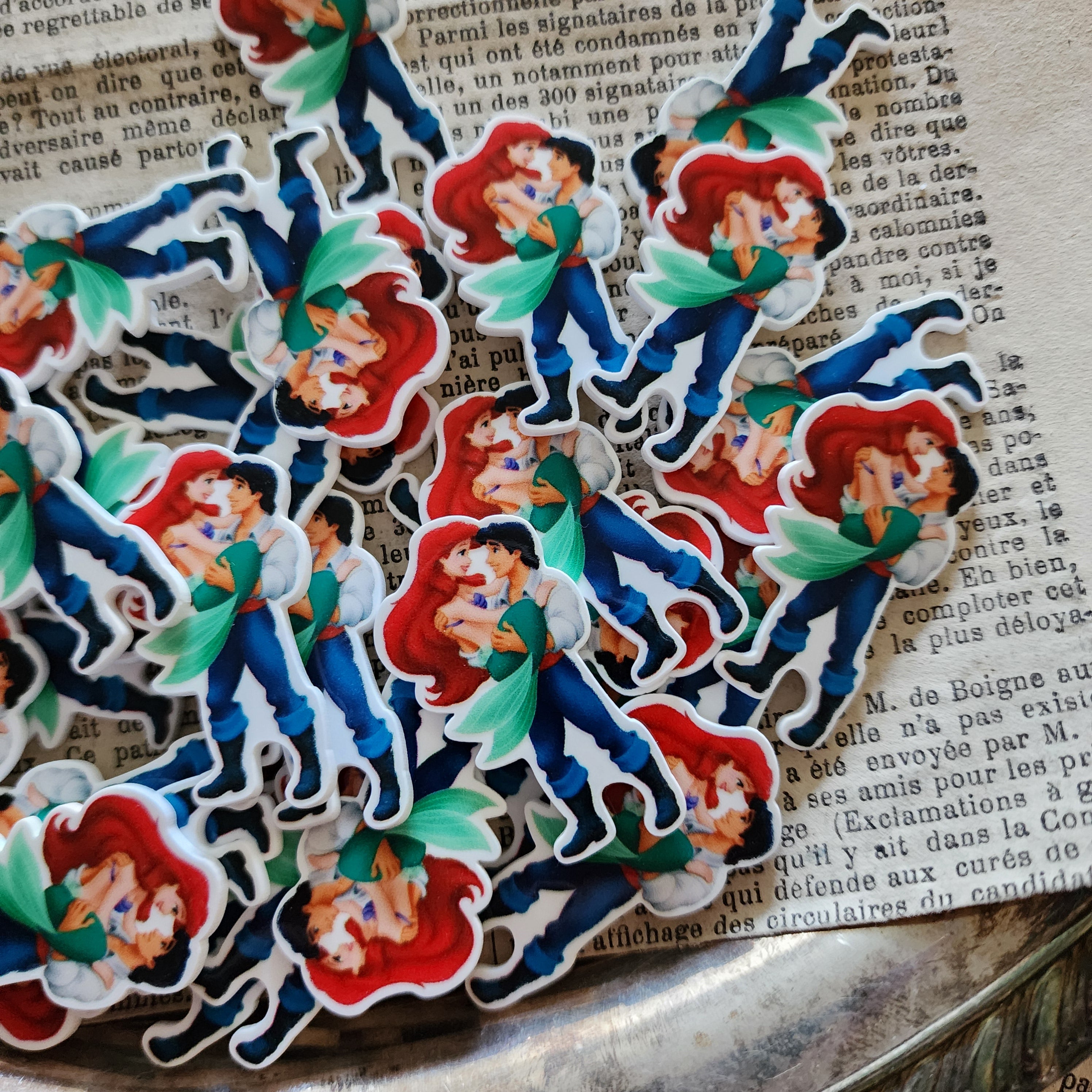 2pc Little Mermaid Planar Resin