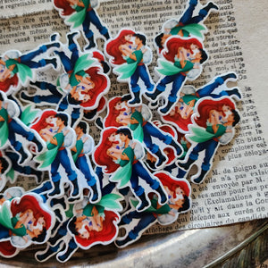 2pc Little Mermaid Planar Resin