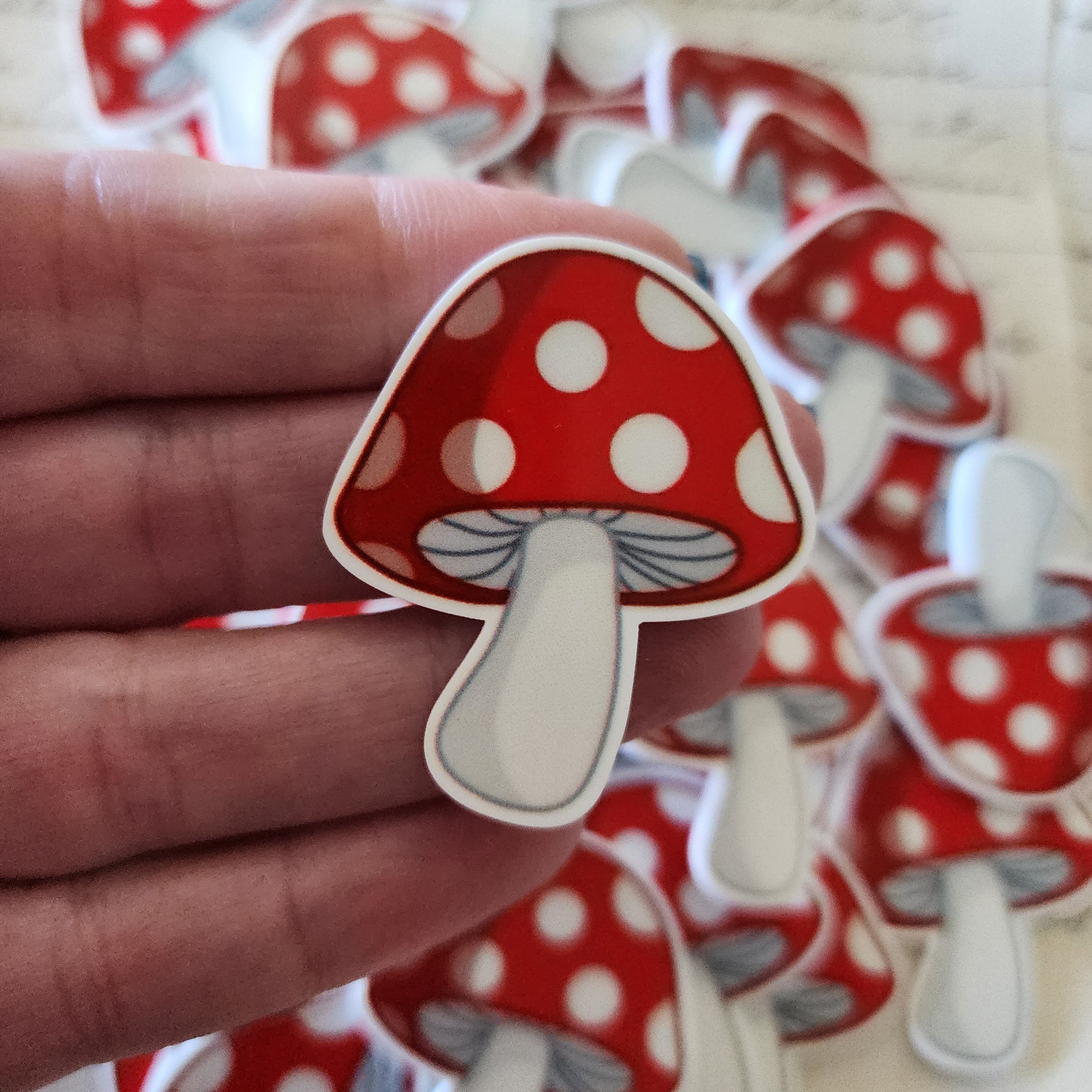 2pc Mushroom Planar Resin
