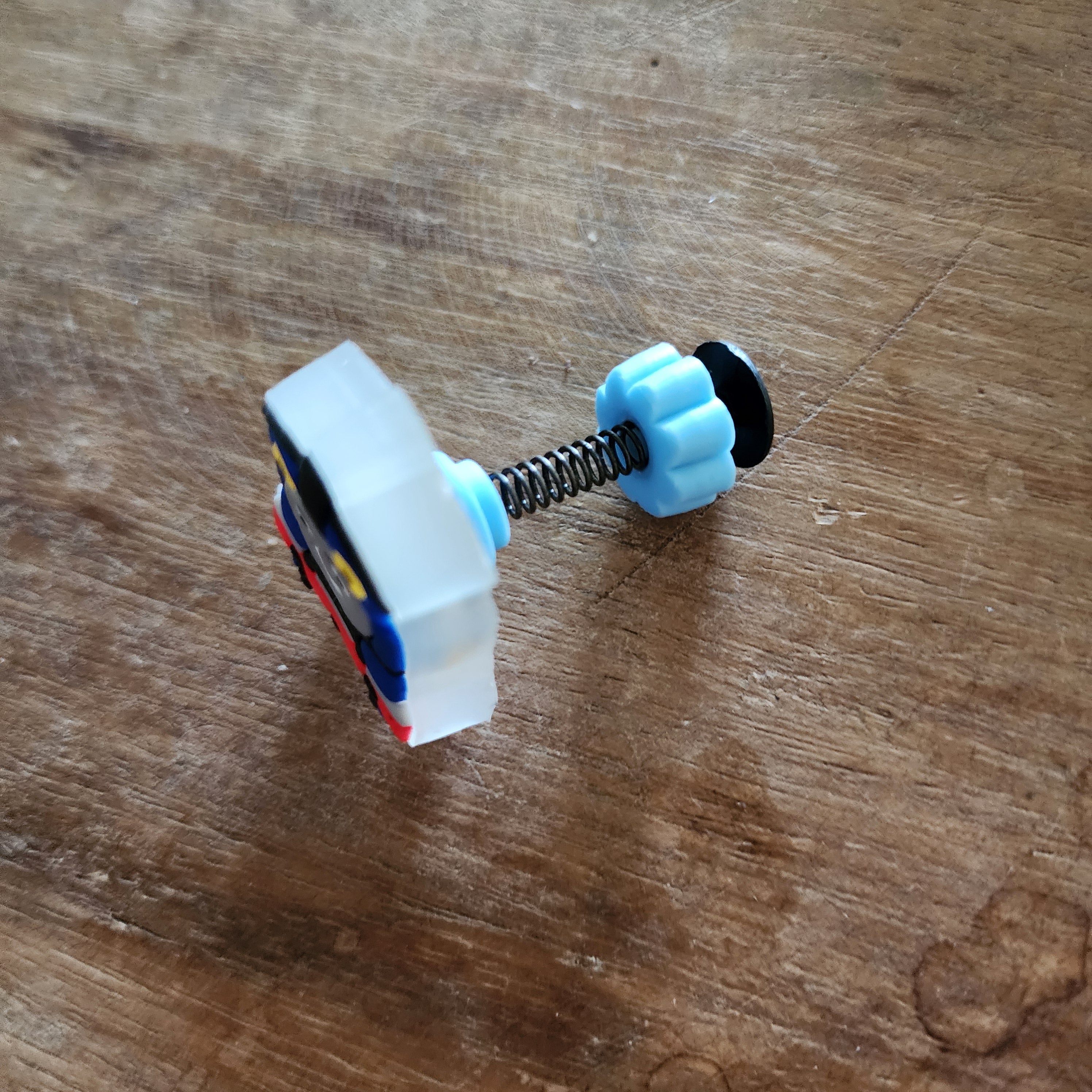 3D LED Spring Train Shoe Charm