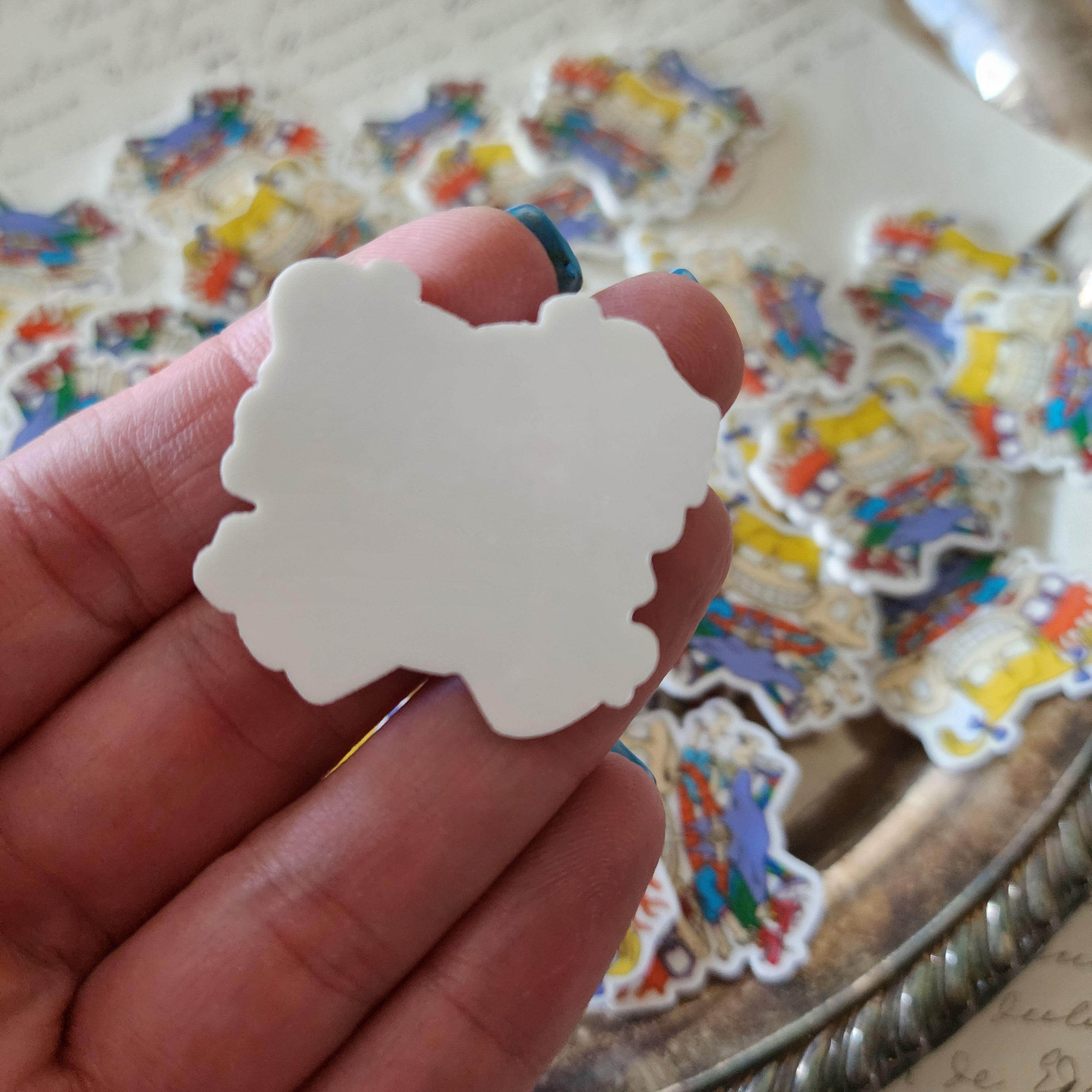 2pc Classic Cartoon Planar Resin