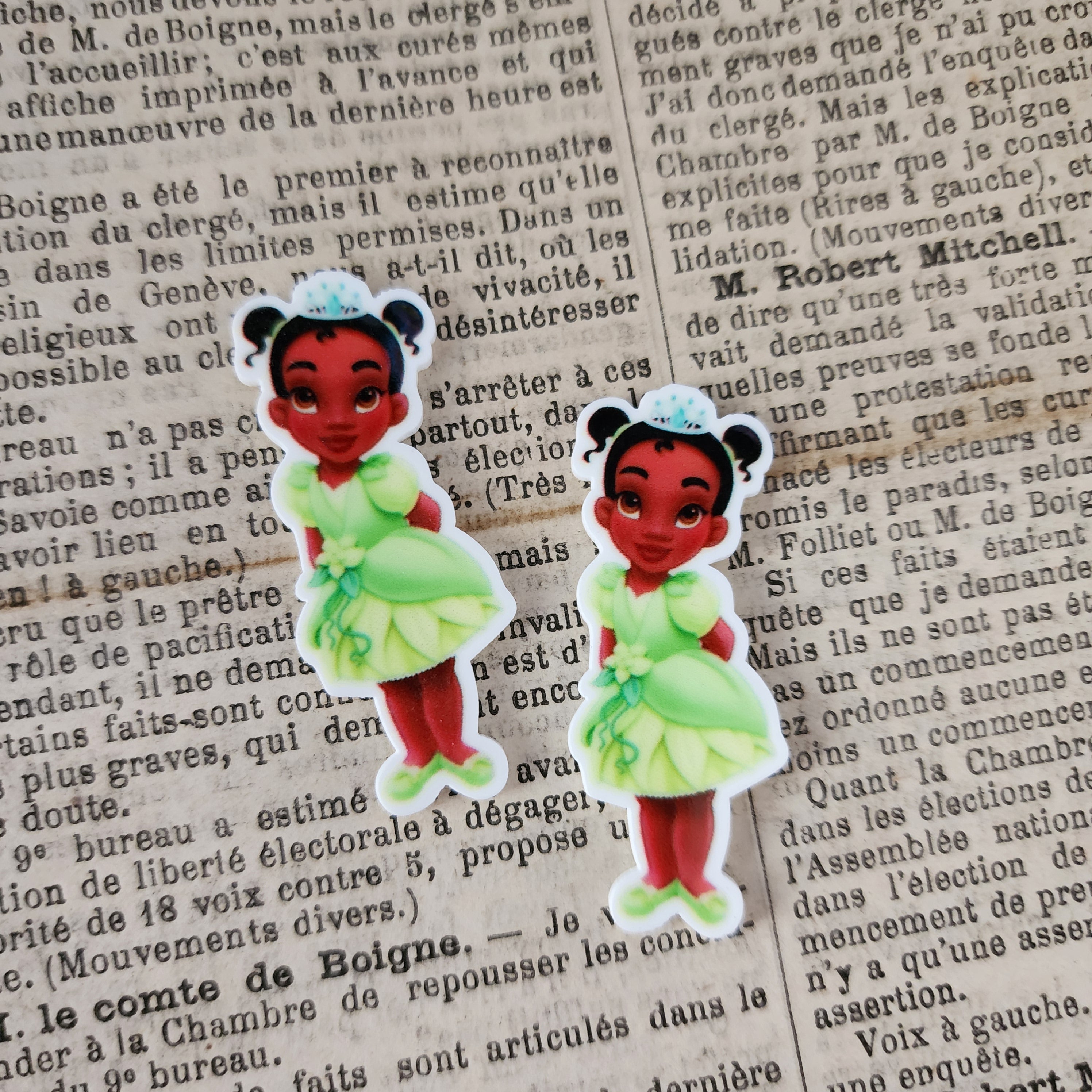 2pc Baby Tiana Planar Resin
