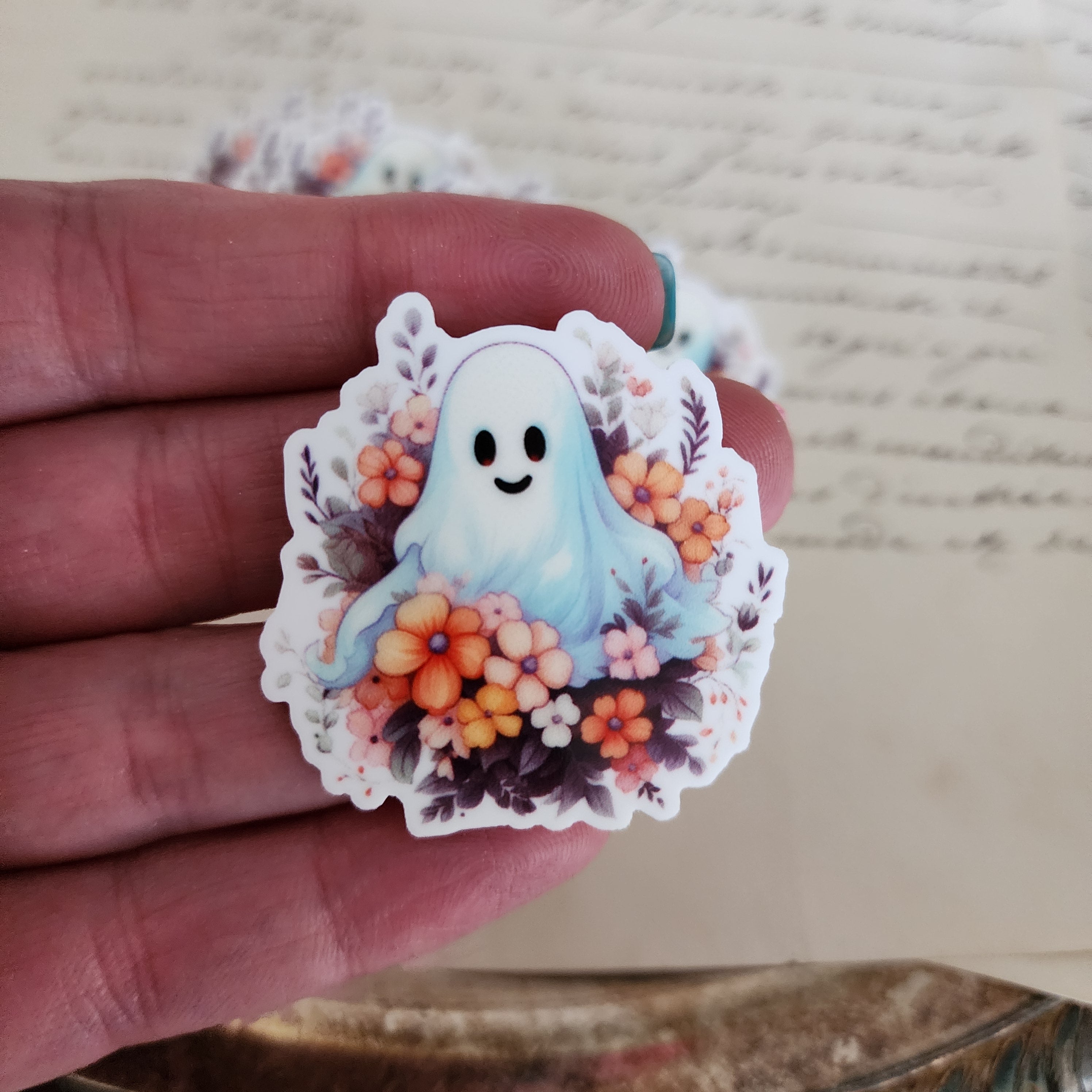 2pc Floral Ghost C Planar Resin