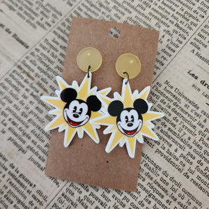 California Mouse Drop Earrings