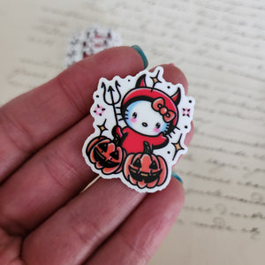 2pc Devil Kitty Planar Resin