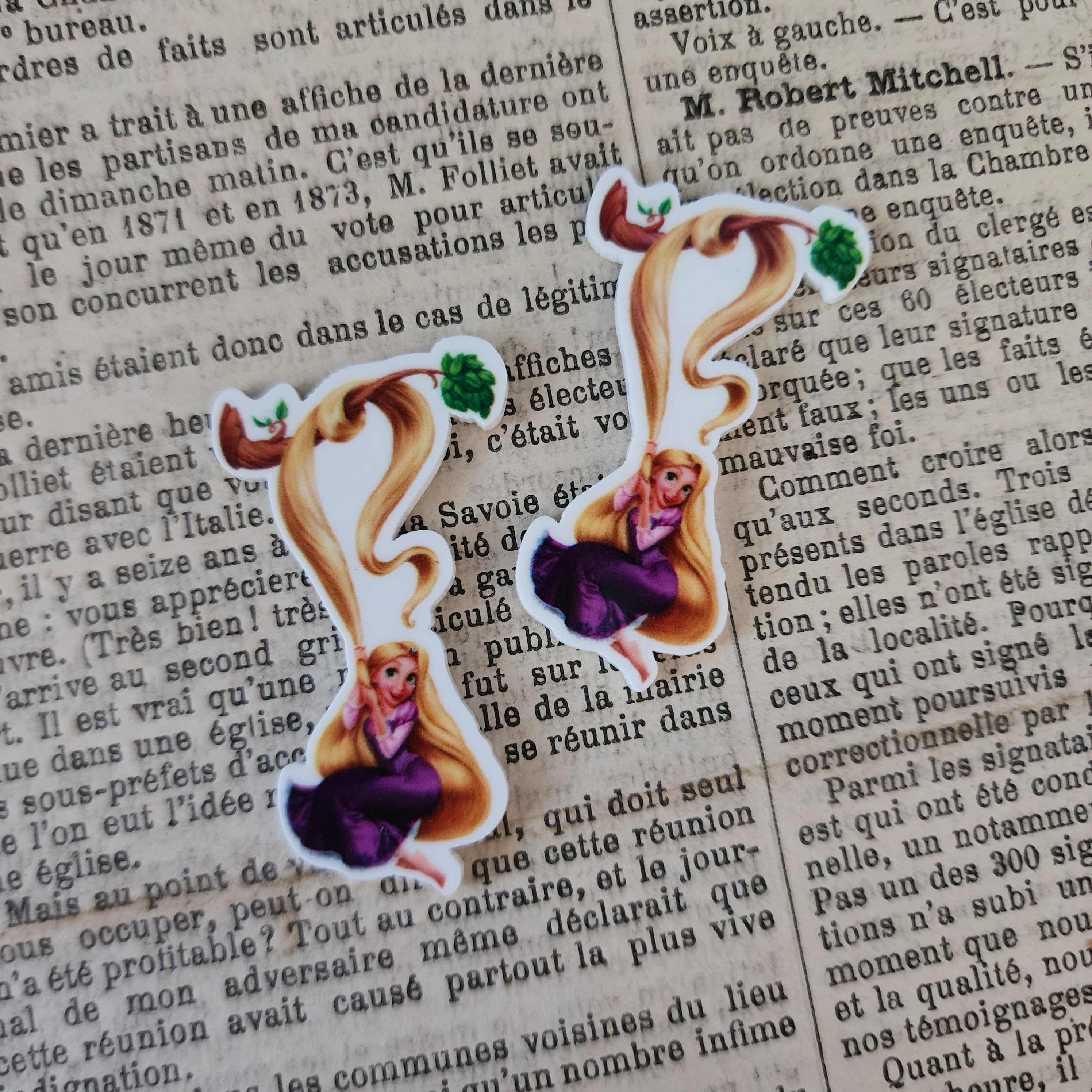 2pc Twinging Rapunzel Planar Resin