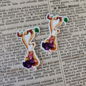 2pc Twinging Rapunzel Planar Resin