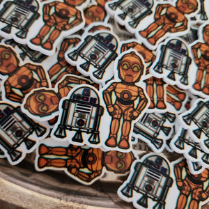 2pc Droid Friends Planar Resin