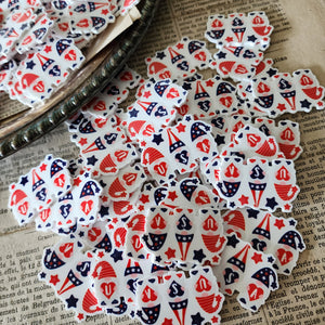 2pc Americana Gnome Planar Resin