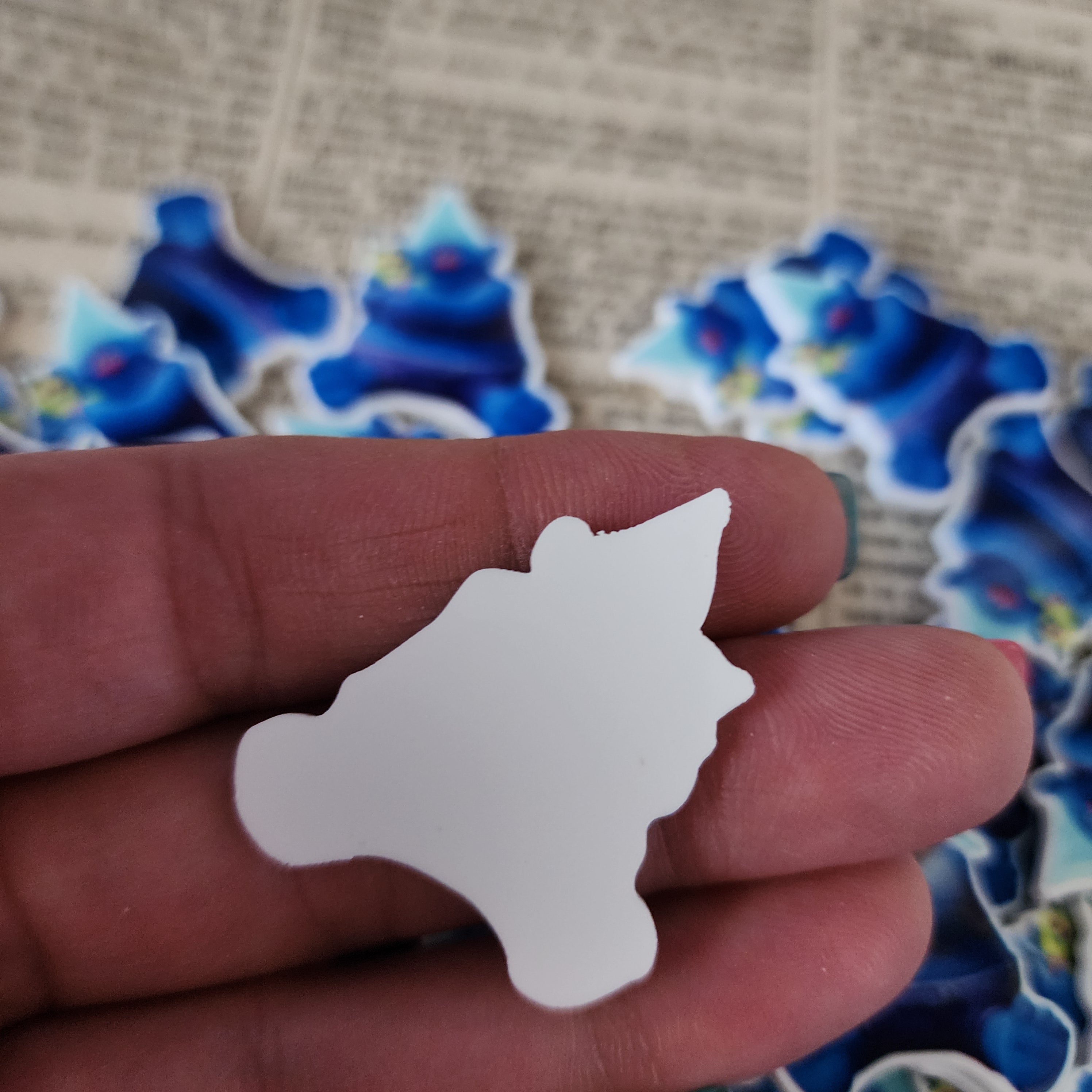2pc Blue Troll Planar Resin