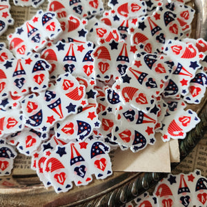 2pc Americana Gnome Planar Resin