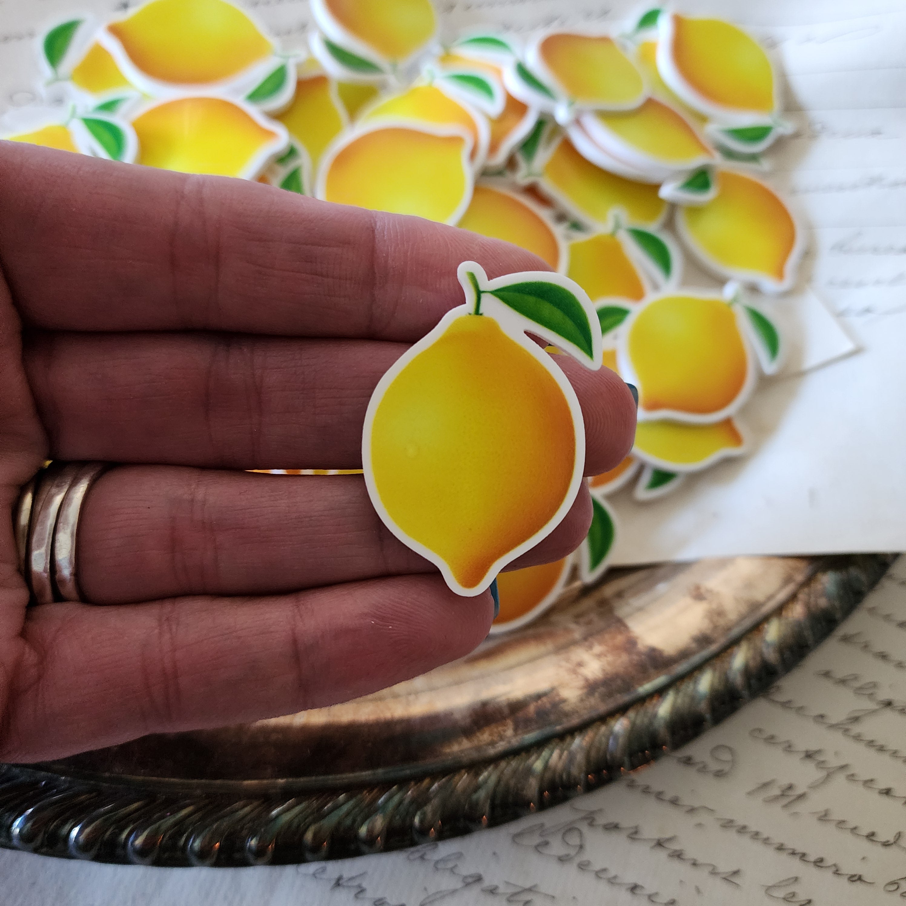 2pc Lemon Planar Resin