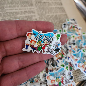 2pc Classic Cartoon Planar Resin
