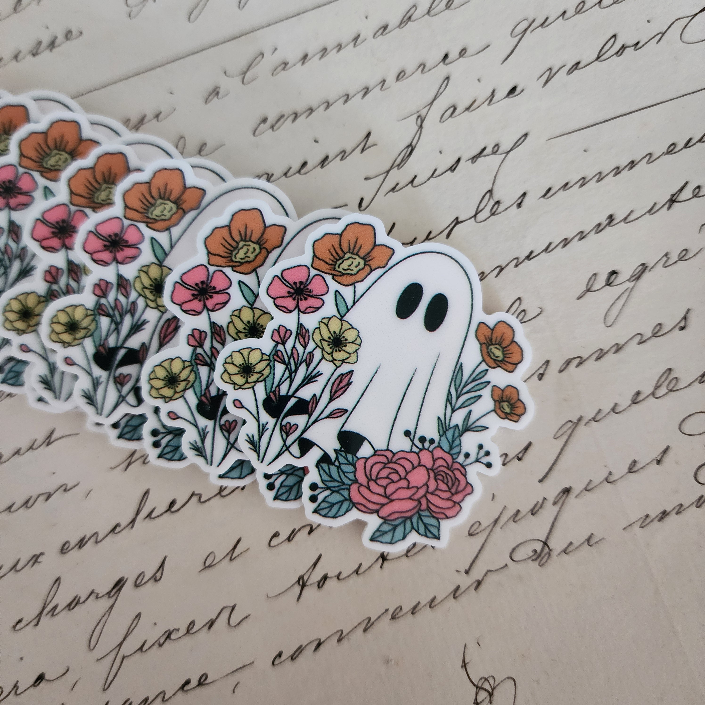 2pc Retro Ghost Planar Resin