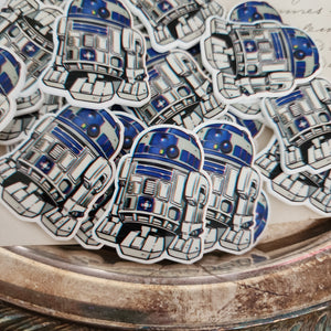 2pc R2D2 Droid Planar Resin