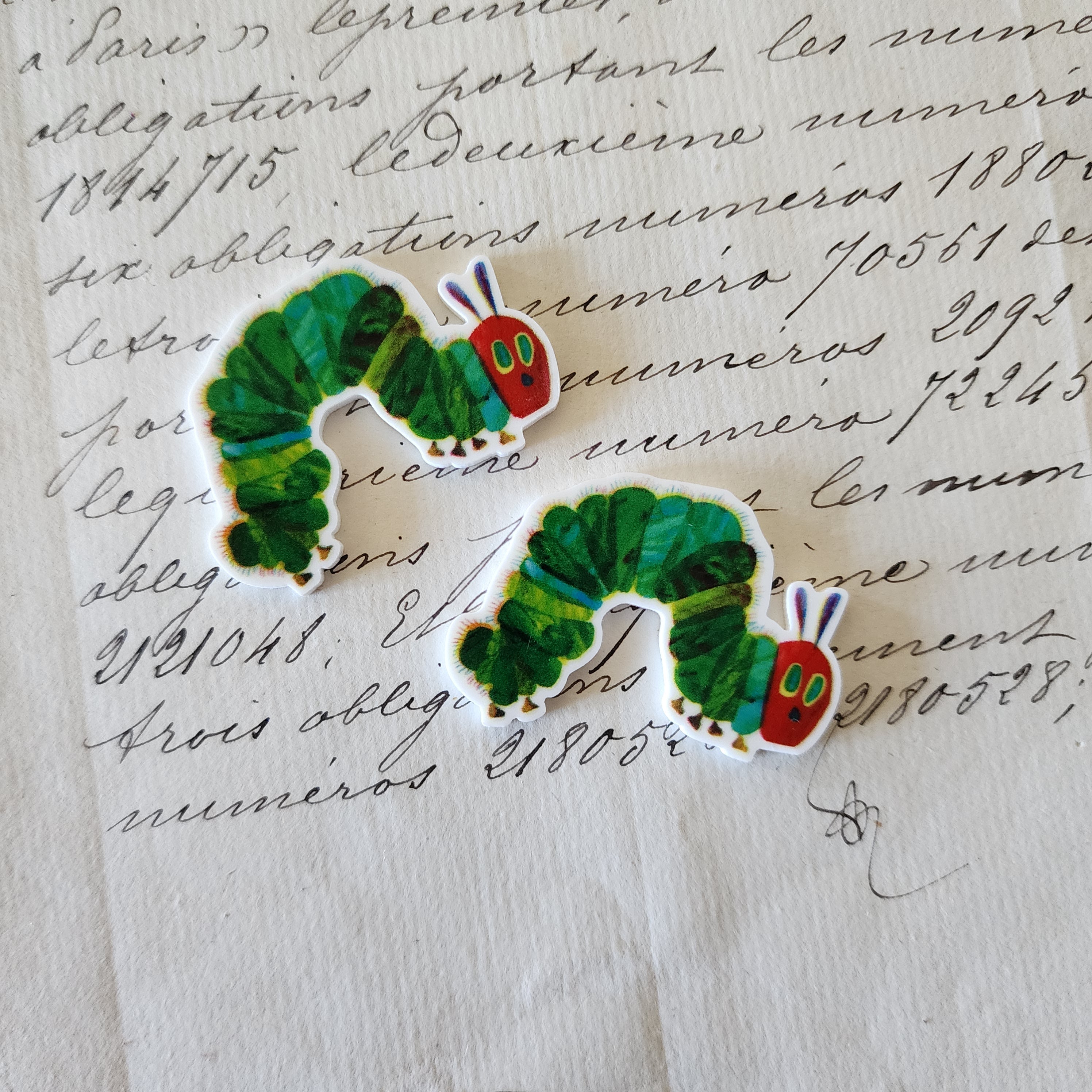2pc Caterpillar Planar Resin