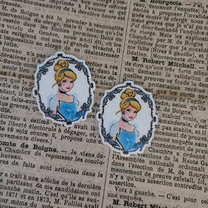 2pc Cinders Princess Planar Resin