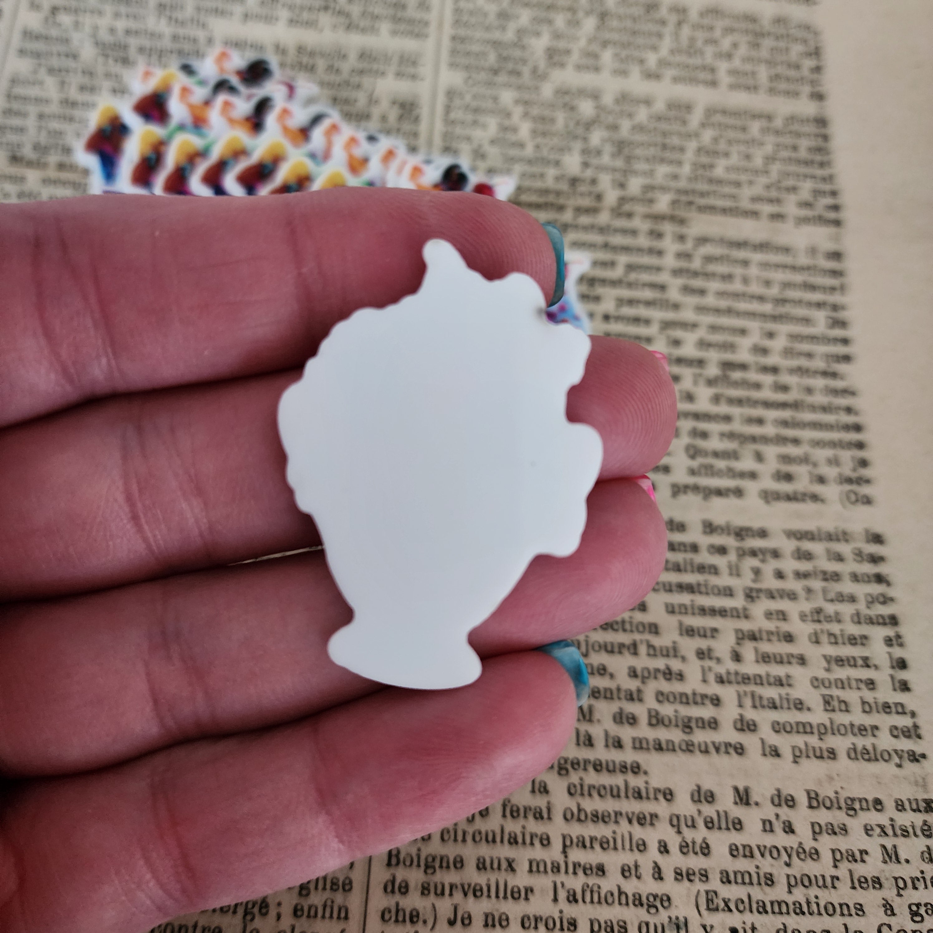 2pc 90's Pop Teddy Sundae Planar Resin
