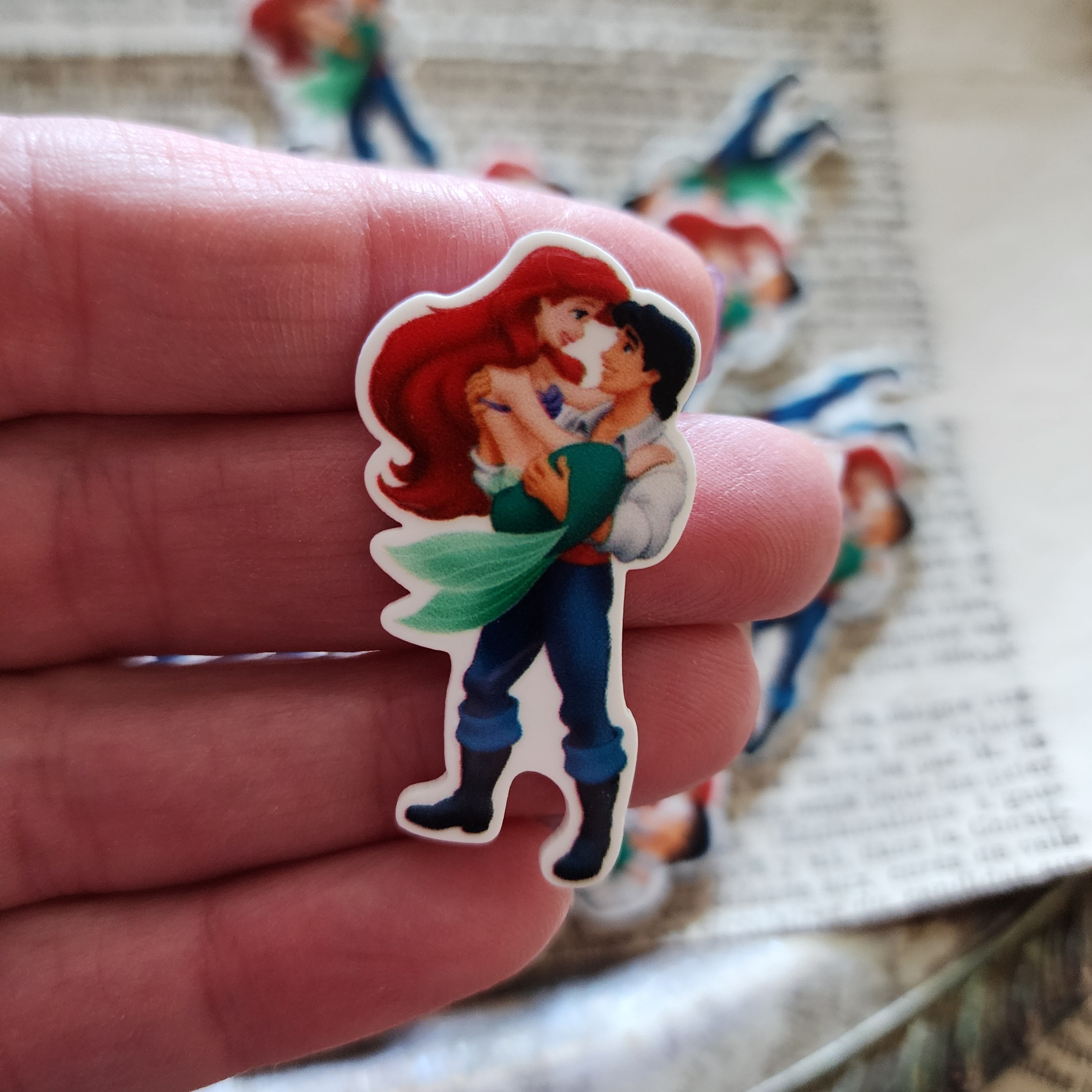2pc Little Mermaid Planar Resin