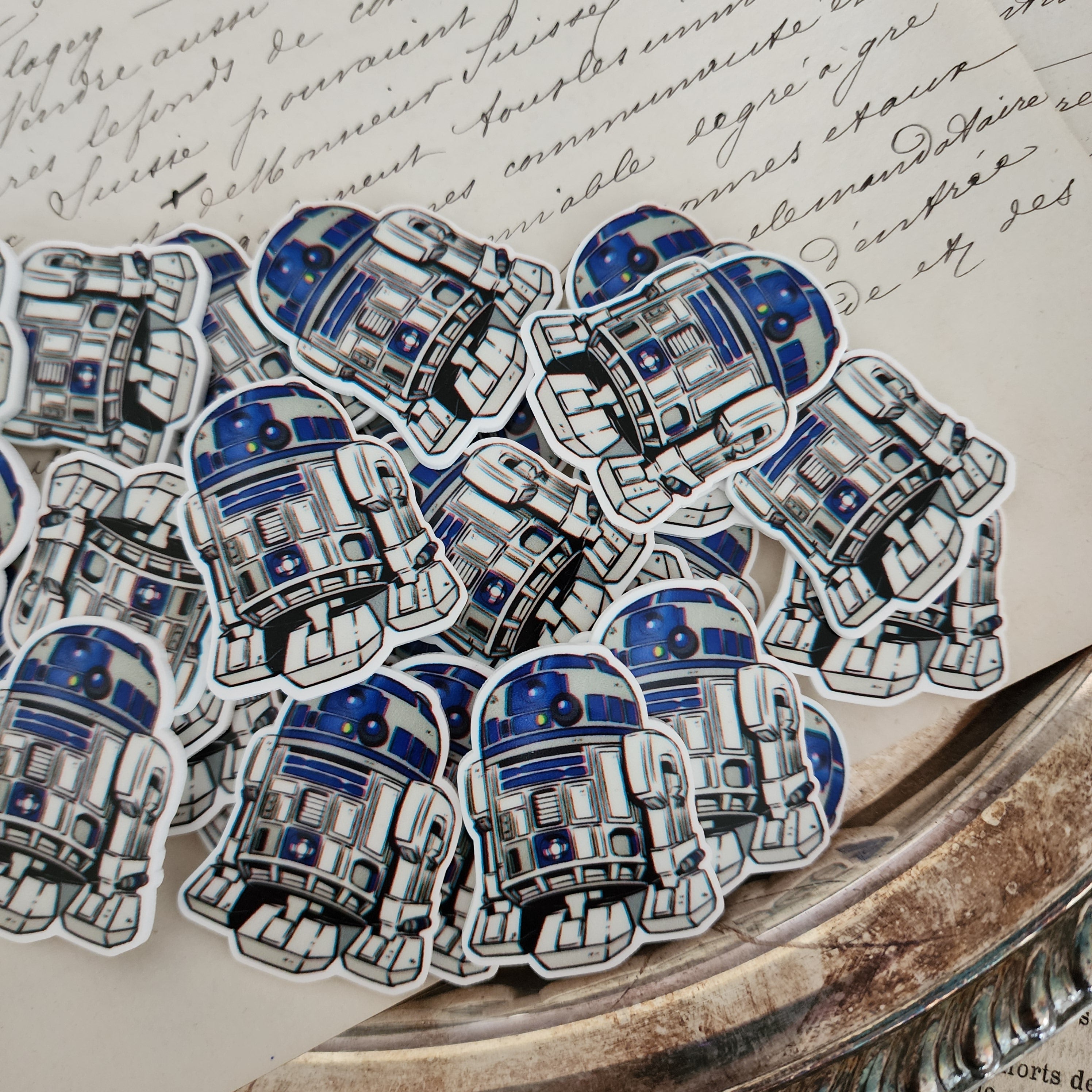2pc R2D2 Droid Planar Resin