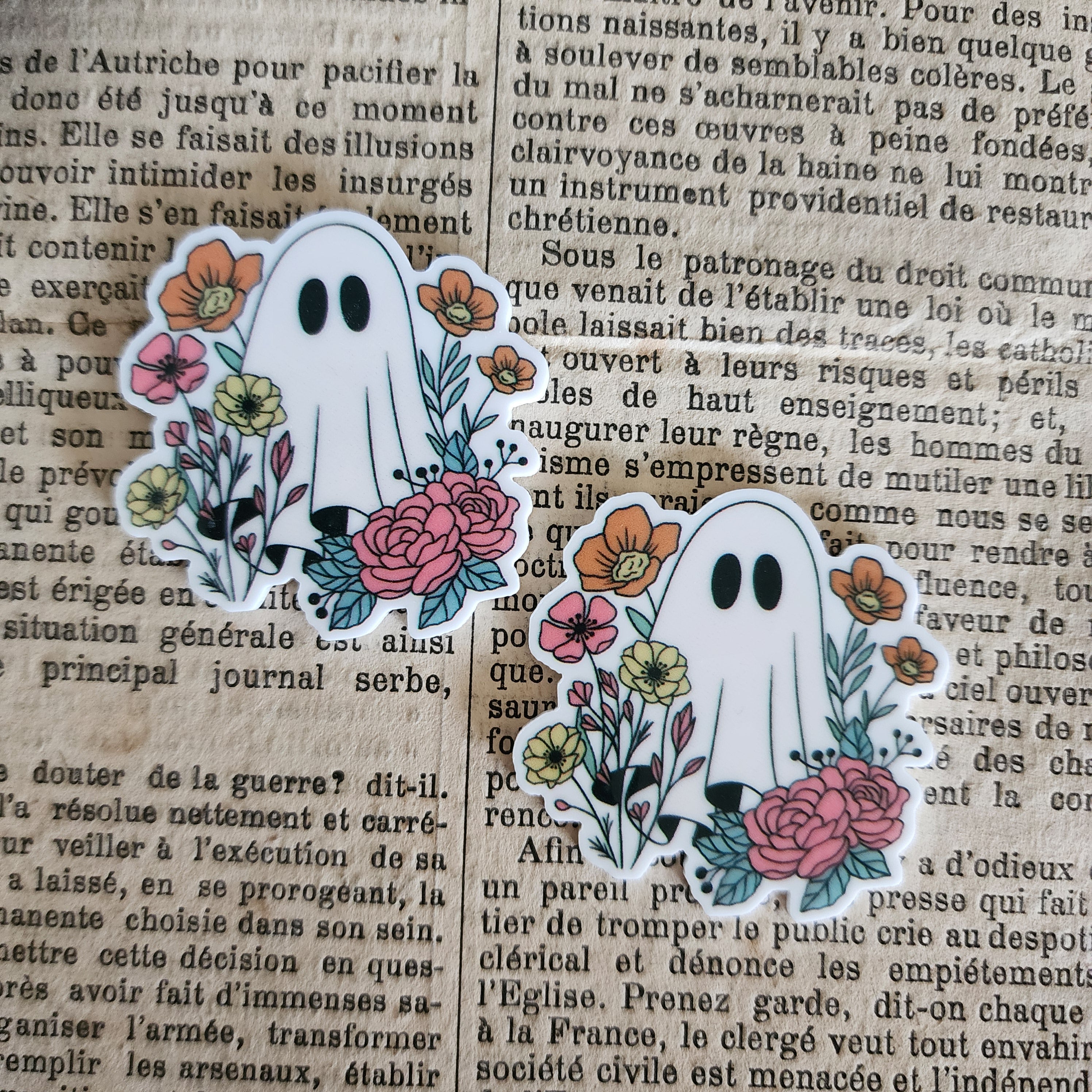 2pc Retro Ghost Planar Resin