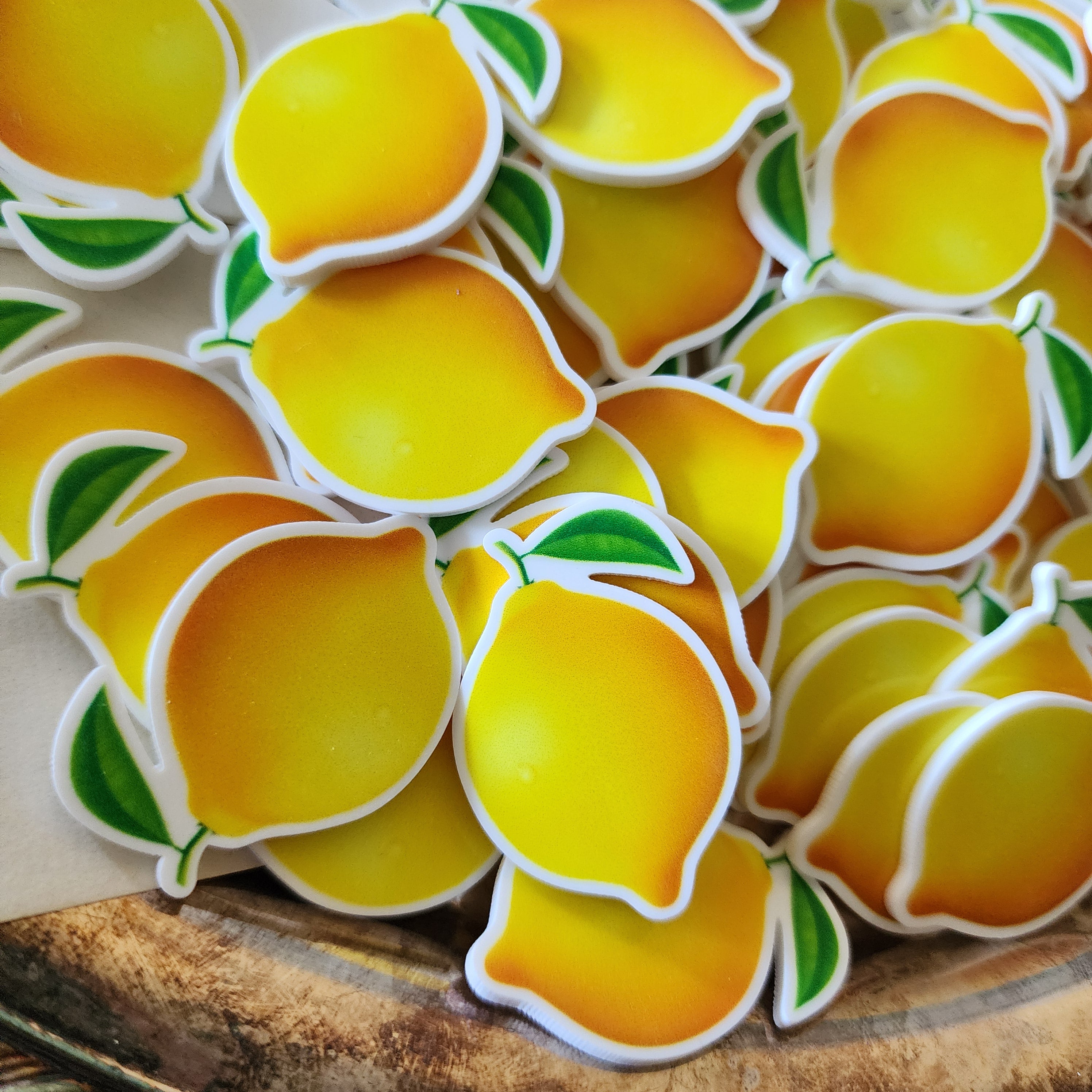 2pc Lemon Planar Resin