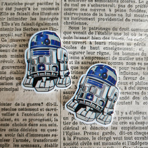 2pc R2D2 Droid Planar Resin