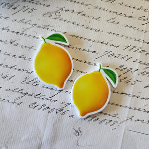 2pc Lemon Planar Resin