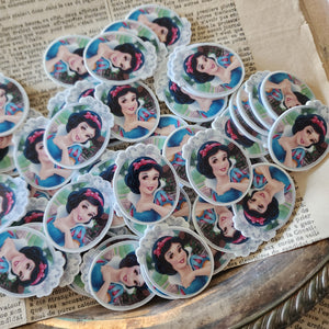 2pc Snow White Planar Resin