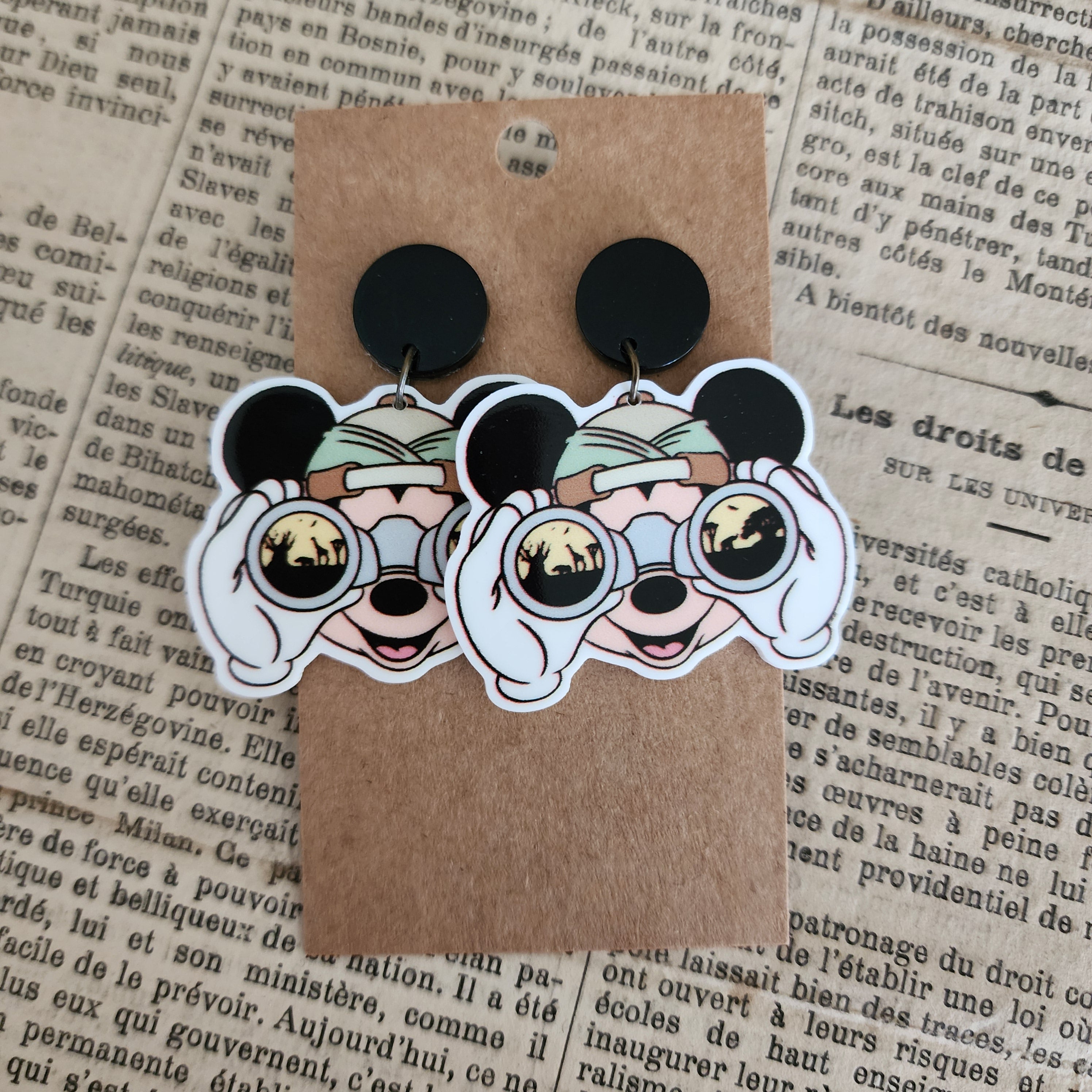 Animal Safari Drop Earrings